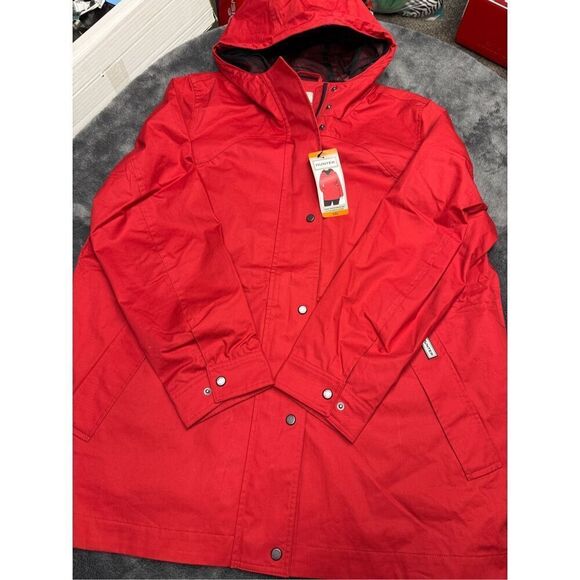 New Hunter Women’s XXL Hooded Rain Jacket, brand new with tags!! - Picture 2 of 5